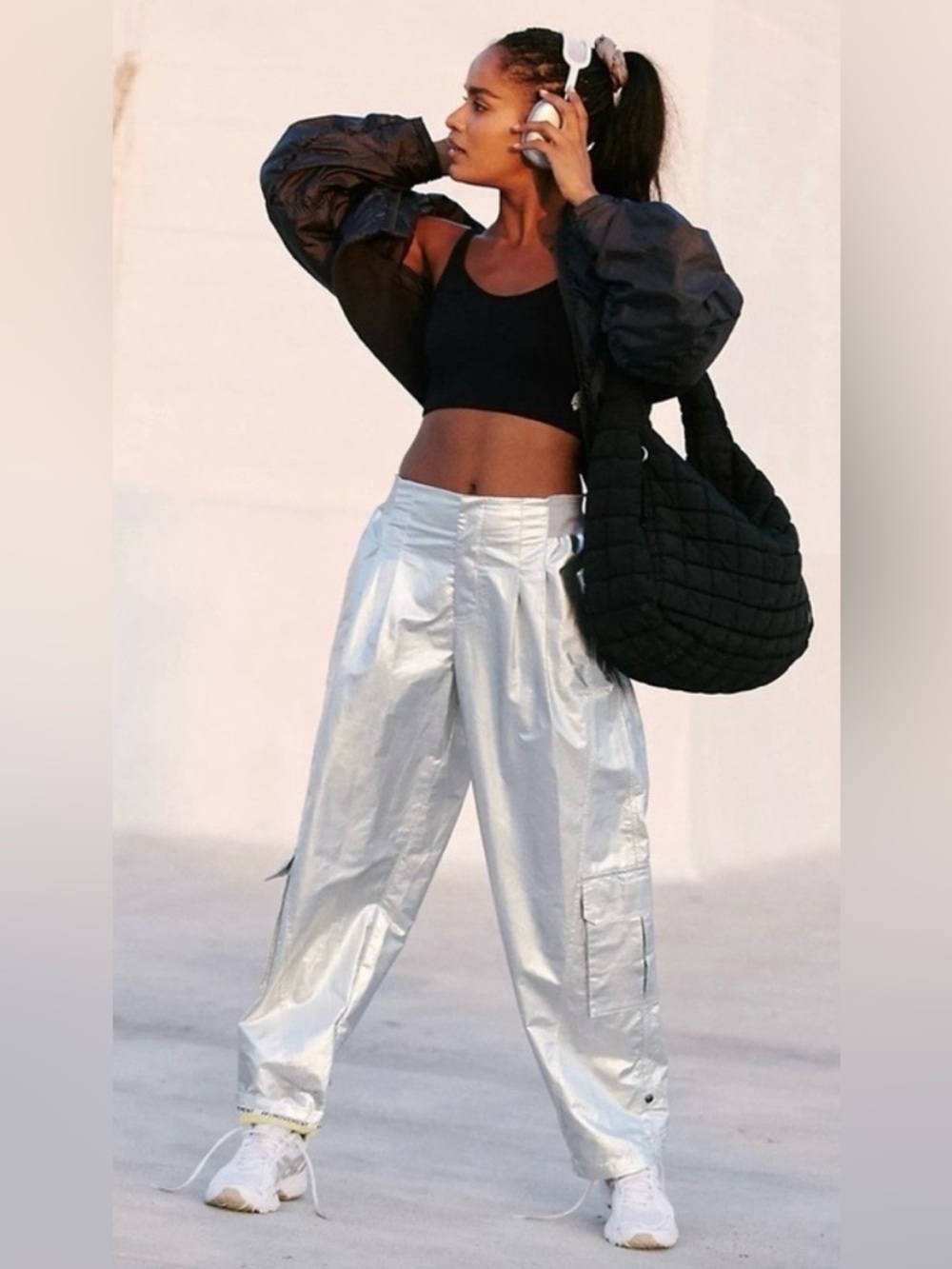 Free People FP Movement Mesmerize Me Shine Pants